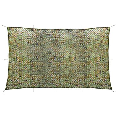 vidaXL Tarnnetz mit Aufbewahrungstasche 2x5 m Grün