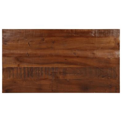vidaXL Tischplatte 120x50x2,5 cm Rechteckig Altholz Massiv