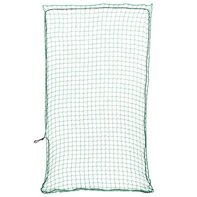 vidaXL Anhängernetz mit Gummiseil Grün 4x2,5 m PP