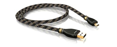 Viablue KR-2 Silver A-Mini-B / HighEnd USB-Kabel / Stecker A auf Mini-B / Cobra