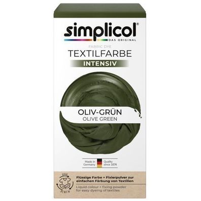 Simplicol Intensiv Stoff-Farbstoff Oliv-Grun Olivgrün