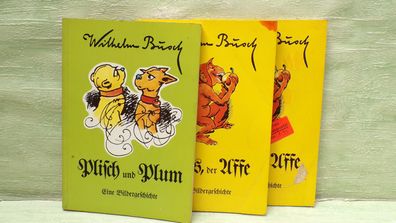 Wilhelm Busch Plisch und Plum Fipps der Affe Südwest TB Bildergeschichte
