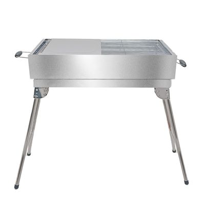 Mangal Edelstahl President rostfrei Schaschlik Grill mit Grillrost und Ablage