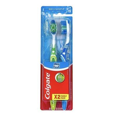 Colgate Max Fresh Sanft Zahnbürste 2er Pack