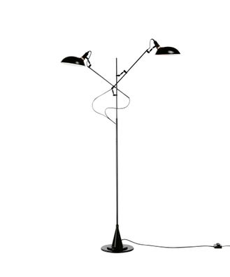 Lambert Switch On Stehleuchte 2-armig H 160 cm - 225 cm, Fuß D 28 cm, Reflektor D