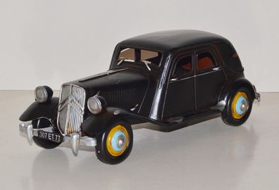 Blechauto Modellauto Citroën Traction Avant Limousine schwarz Oldtimer Länge 30 cm