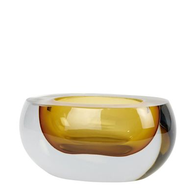 Lambert Vasco Glasvase amber H 12 cm L 25 cm B 18 cm 18177