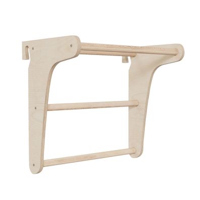 Klimmzugstange Holz Auflage Sprossenwand Fitness Gymnastik Korrekturübungen 9661