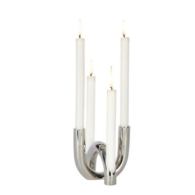 Lambert Laria Kerzenleuchter Set 2tlg. nickel glänzend H15 41087