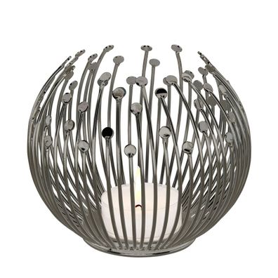 Lambert Aurelie Kerzenhalter Eisen patiniert graphit, Ø 12,5 cm, H 9 cm 46156