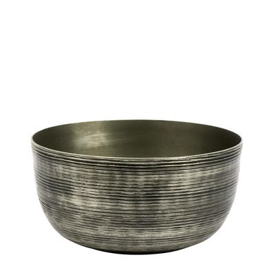 Lambert Dendro Schale, Alum., unkel bronze H 9 cm D 17,5cm 41215 SP25-2