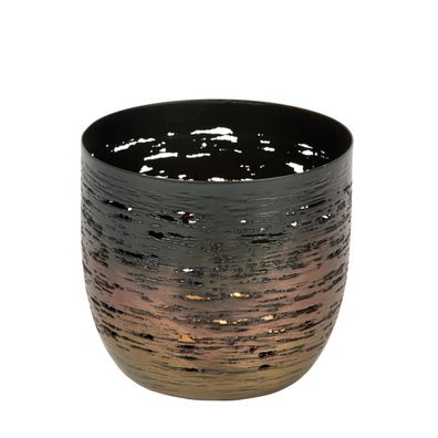 Lambert Osako Teelichthalter, Eisen, bronze H9,5cm D10cm 41060 SP25-2