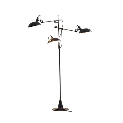 Lambert Switch On Stehleuchte 3-armig H 160 cm - 225 cm, Fuß D 28 cm, Reflektor D