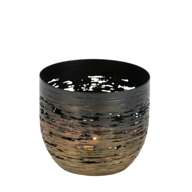 Lambert Osako Teelichthalter, Eisen, bronze H8cm D9,5cm 41059 SP25-2