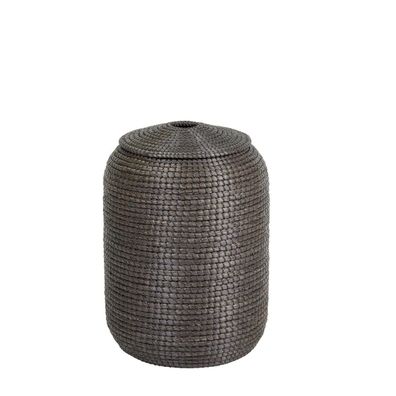 Lambert Surabaya Deckelkorb H50 cm D33,5 cm schwarz 64734