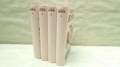 Band 1-4 Wilhelm Busch Ema Verlag Hamburg 1983 Leinen Schutzumschlag