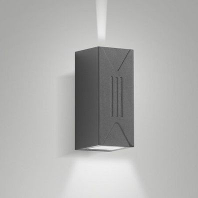 Fabas Luce 6561-22-094 LED Wandleuchte Luly dunkelgrau IP65 Abstrahlwinkel klein groß