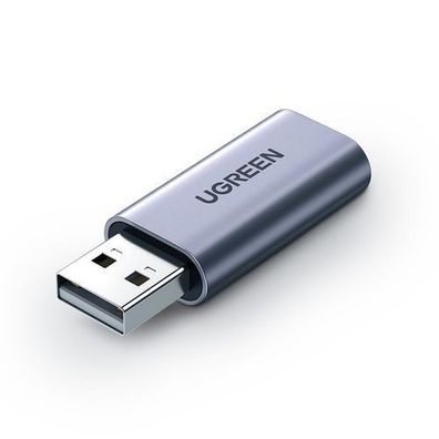 Ugreen Premium Audio Adapter CM383 - Silber Grau