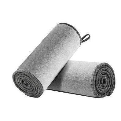 Baseus Premium Mikrofaser-Trockentuecher 2er-Set fuer Autopflege, 40x40 cm, Grau (