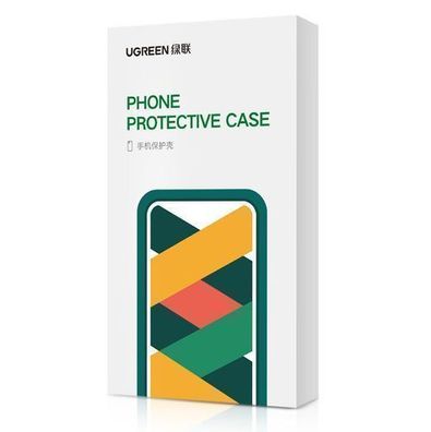 Ugreen Premium Silikon-Schutzhuelle fuer iPhone 13 Pro, Flexibles TPU Cover Schwar