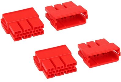 2x AIV Mini ISO Buchse 20Pol LeerGehäuse AutoRadio Adapter Kabel KomboBuchse