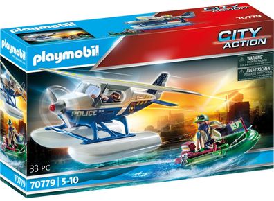Playmobil 70779 PolizeiWasserflugzeug: SchmugglerVerfolgung Spielzeug Spielset