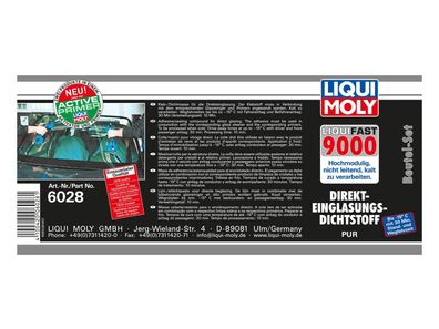 LIQUI MOLY Scheibenkleber "Liquifast 9000" Kalt zu vera