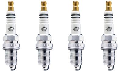 Hella 4x Pack Energy Pro Zündkerze YMJ7RCP11U für Hyundai Infiniti Kia Nissan
