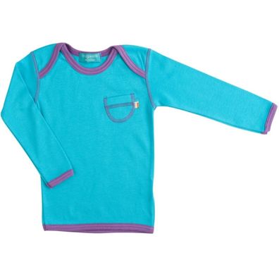 Tragwerk Shirt Nils Jersey Türkis 56 62 Baby Junge Mädchen T-Shirt Langarm Pulli