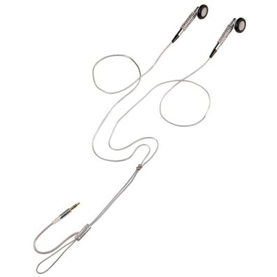 Hama Stereo Kopfhörer InEar Crystal HK 281 Headphone SilberMetallic 3,5 Klinke