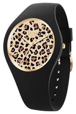 Ice-Watch Damenuhr ICE Leopard S Schwarz 021728