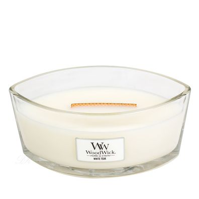 WoodWick White Teak Ellipse Duftkerze 454 g