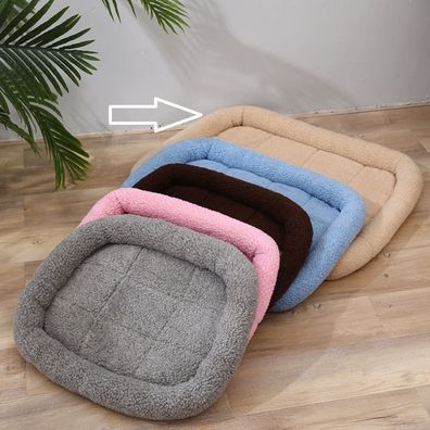 Topmast WoolyPaws Matten Hundebett Camel 75 x 46 x 7 cm