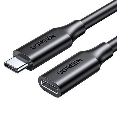 Ugreen USB-C auf USB-C Ladekabel 100W 5A, 1m - Schwarz, 10Gbps Datenuebertragung,