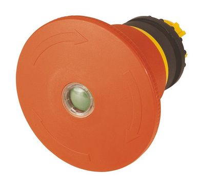 1St. Eaton 121463, M22-PVT45P-MPI NOT-HALT/AUS-Taste, d = 45 mm, drehentriegelt, unbe