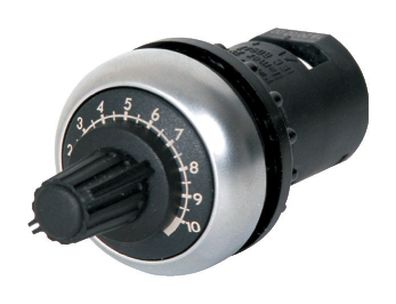 1St. Eaton 232233, M22S-R10K Potentiometer, 10 kOhm, Frontbefestigung