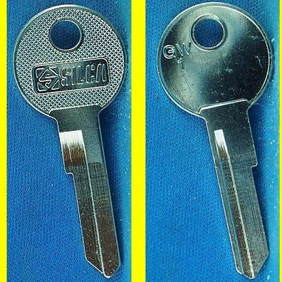 Silca GW1 Schlüsselrohling für GEWU, Pacri Serie 6222 - 8888 / Motorräder