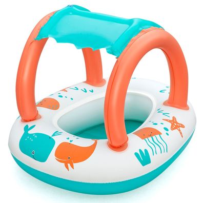 Kinder-Schlauchboot Comfort Plush™ mit Sonnenschutzdach 78 x 61,5 x 56,5 cm