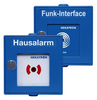 1St. Hekatron Funkhandtaster Blau / Interfacefür Genius Plus X