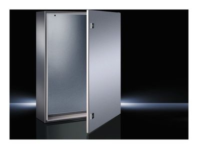 1St. Rittal edelstahl 300x800x1000 AE 1016600Kompakt-Schrank m. Mpl