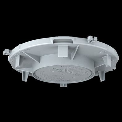 1St. Kaiser 1281-01 Einbaugehäuse-Frontteil für HaloX 130mm in Ortbeton Deckenauslass