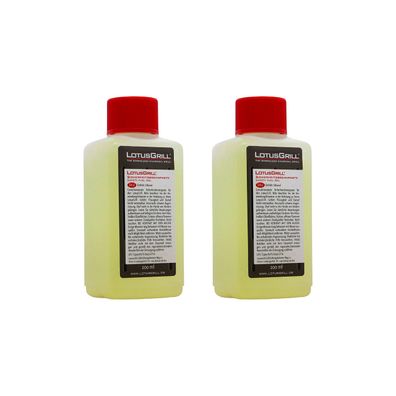 LotusGrill Brennpaste 2x 200?ml – Sicherheitsanzünder für rauchfreies Grillen