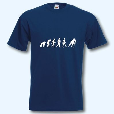 Herren T-Shirt, Fun-Shirt, Evolution Eishockey