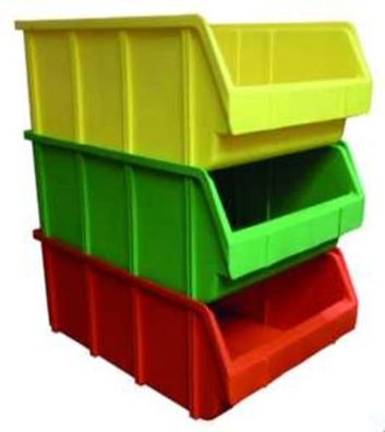 5St. Protec. class PLAKA 5 GELB Lagerkasten 9,0x10,2cm gelb