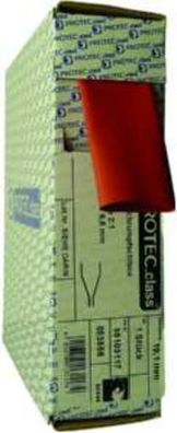 10m Protec. class PSB-RT95 Schrumpfschlbox 9,5mm rot 10m