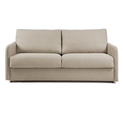 Schlafsofa Kymoon 160 cm Polyurethan beige