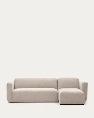 Neom Modulares 3-Sitzer Sofa 263 x 78 x 89 cm Beige Sitzgelegenheit Couch Neu