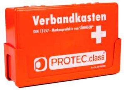 1St. Protec. class PVBK Verbandkasten DIN13157 inkl. Wandhalterung