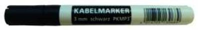 1St. Protec. class PKMP3 Kabelmarker 3mm Schwarz