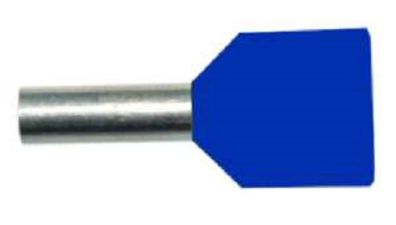 100St. Protec. class PAEH 250D/10 Aderendhülsen doppelt 2 x 2,5 mm blau